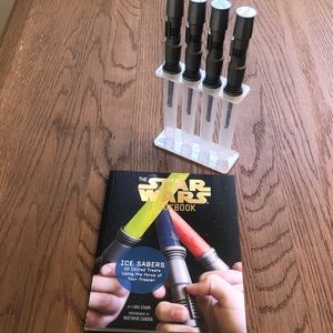 Star Wars Cookbook with light saber popsicle molds